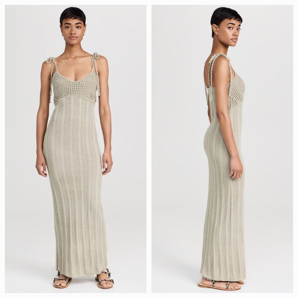 Line & Dot Carra Dress in Cream Small NWT